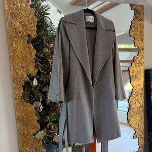 Chic Women's Gray Trench Coat